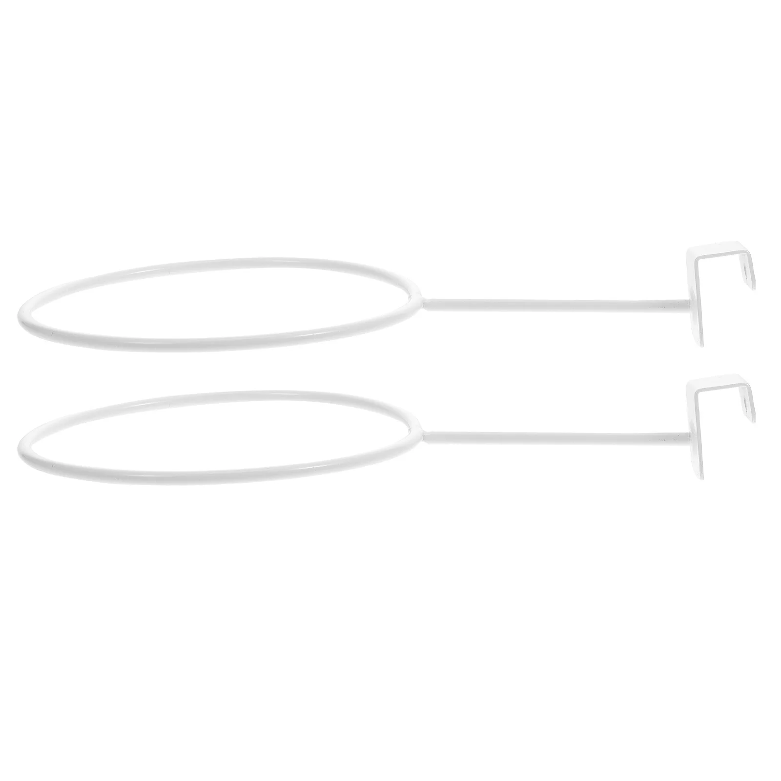 

2Pcs Basketball Holders for Balls Heavy Duty Iron Mount Display Rack with Pre-Drilled Holes Ball Holder Garage Hat Display Rack