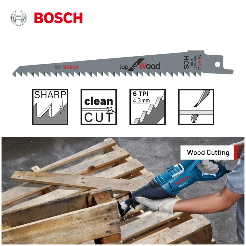 bosch-5pcs-150mm-reciprocating-saw-blade-hcs-cutter-for-wood-metal-bone-cutting-tool-jig-saw-blades-s644d