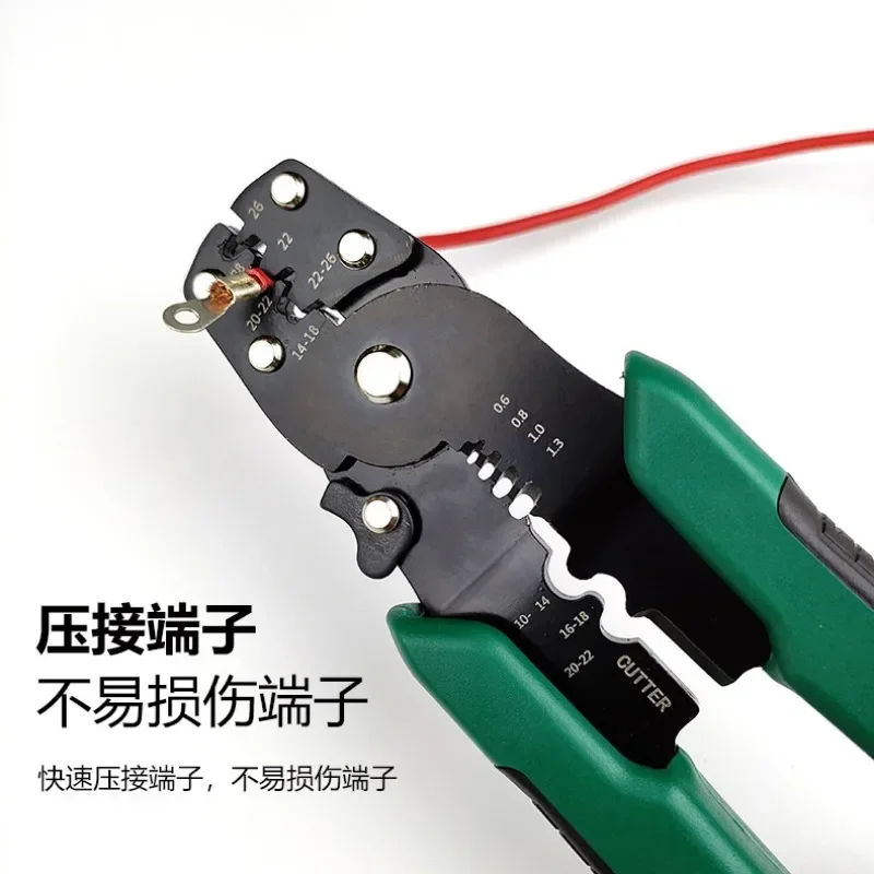 1pcs 4in1 Multifunctional Crimping Pliers, Wire Stripper, Wire Cutter,terminal Pliers, Wiring Accessories, Hand Tool Accessories