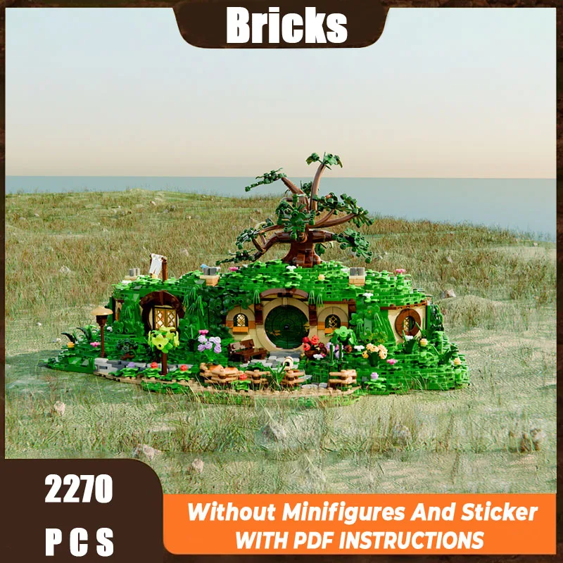 

New Moc Building Blocks Ring Movie Scene Model Shire Extended Series Modular Building Blocks Children's Festival Gift Toy DIYSet