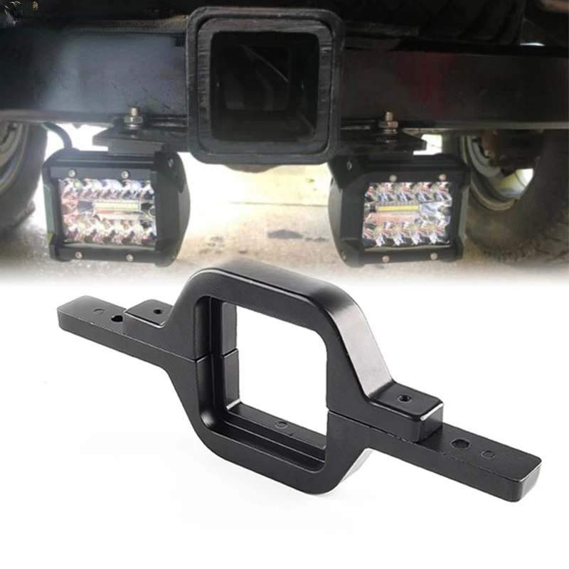 1PC Auto Tow Hitch Mounting Bracket For Offroad SUV Truck Trailer Auto Mount Holder Kit for Led Brake Backup Reverse Light