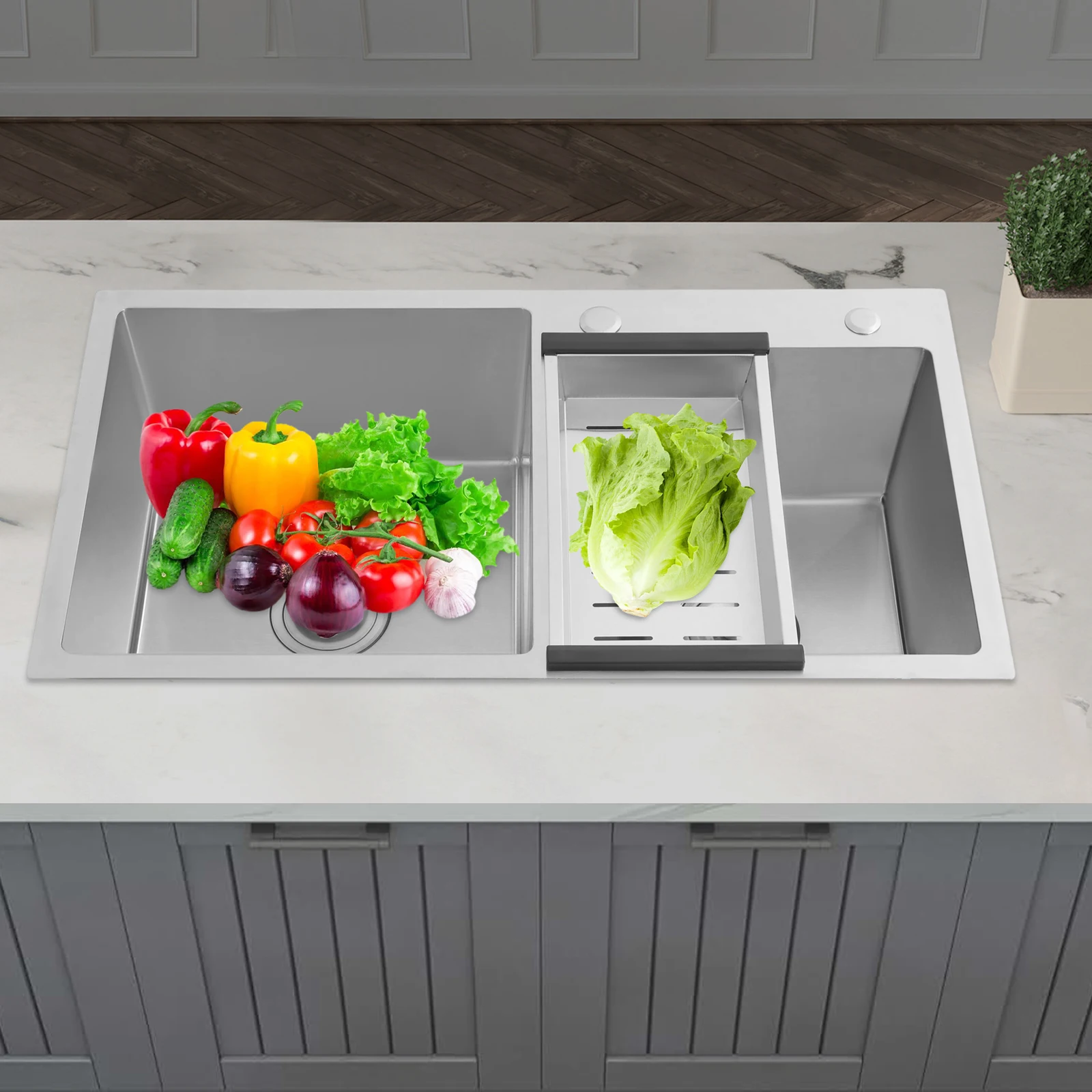 Thumbnail 4 - #3 Trending Double Bowl Kitchen Sinks Right Now