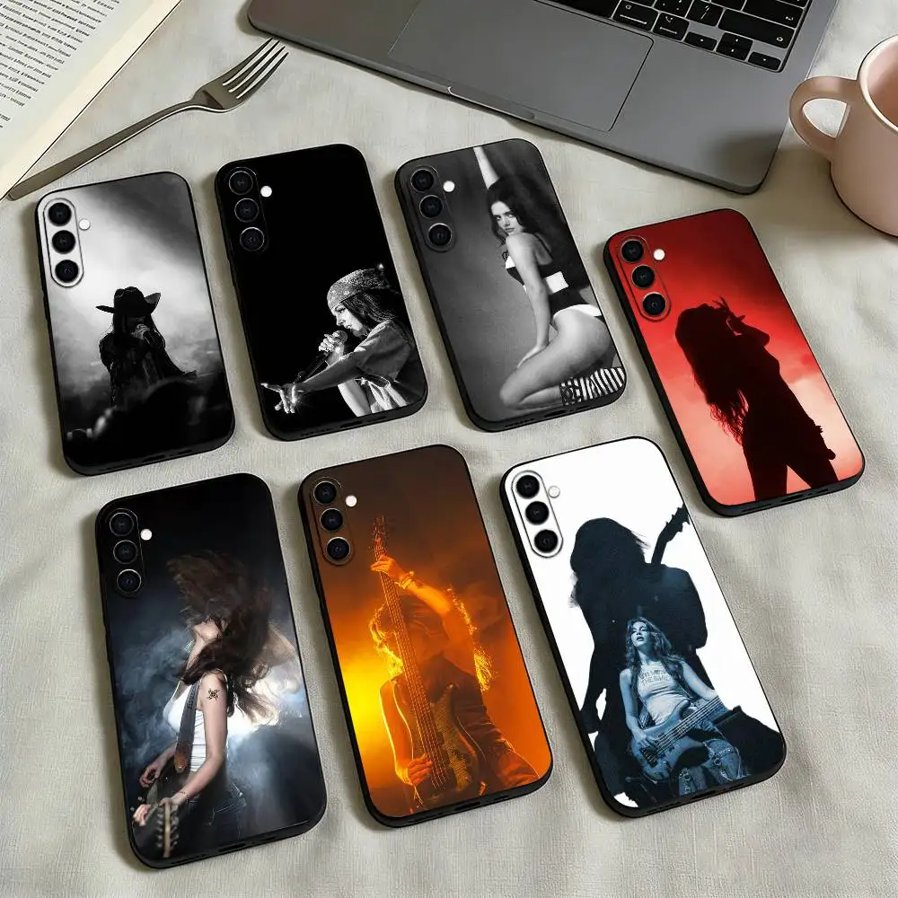 B-Blue Strips-s JessieS Murph-h Phone Case For Samsung Galaxy A73,A72,A71,A70,A53,A52,A51,Soft Silicone Black Cover