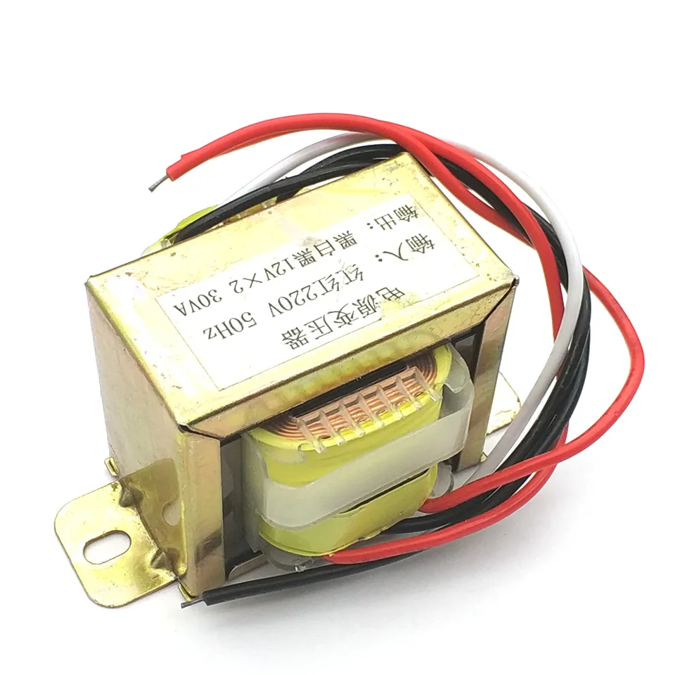 12Vx2 30W Power Supply 2*12V Transformer Power Transformer Input 220V 50Hz/ Output Double 12V