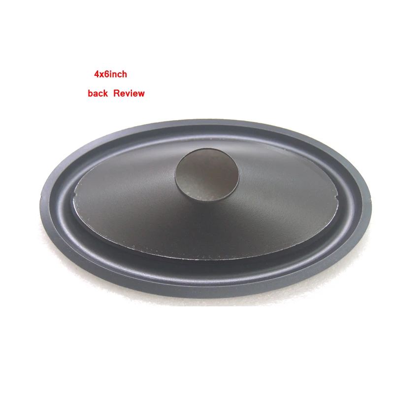I KEY BUY 10pcs 4x6 Inch Car  Speaker Rubber Edge Plastic Cone 146mm*95mm Out diameter 26mm Coil Hole DIY Repair Accessories
