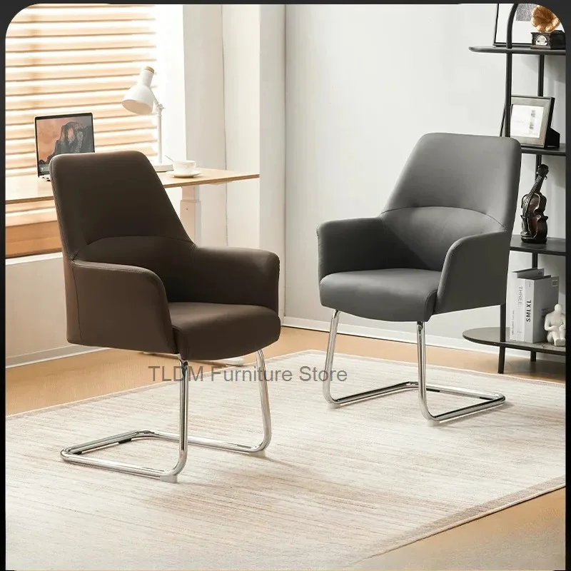 Minimalist Rotatable Adjustable Office Chair, Home Study Desk Chair, Comfort Staff Chair for Company Conference