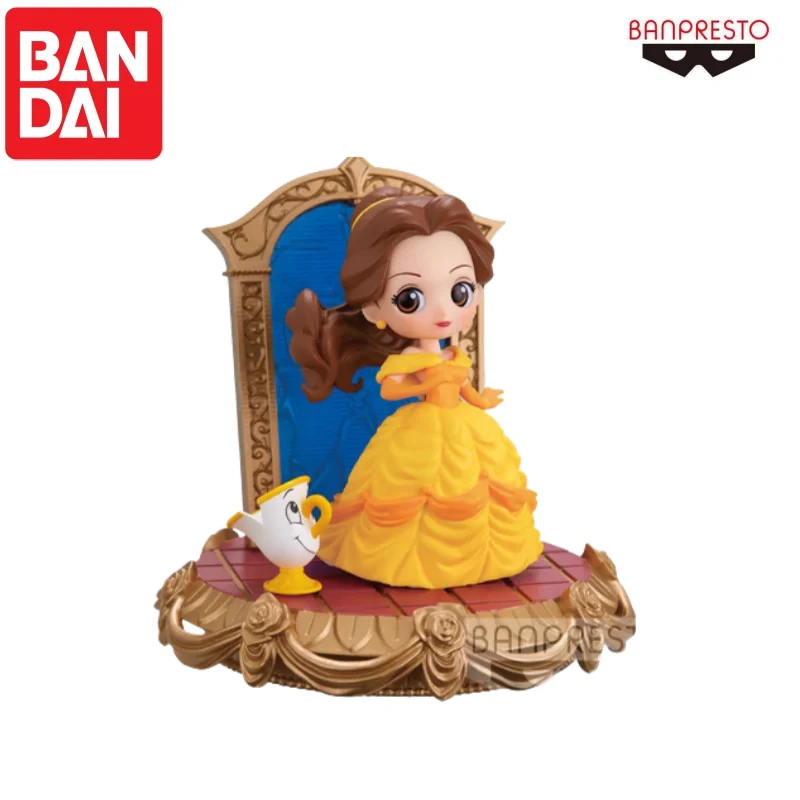 

В наличии 100% оригинальная фигурка Bandai Disney Princess Belle Series Belle, экшн-фигурка, модель, орнамент, игрушки, детский подарок по индивидуальному заказу