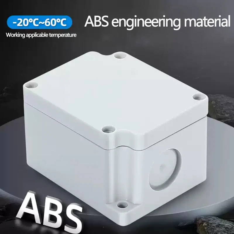 Outdoor Waterproof Junction Box with Terminals for Rainproof Outdoor Circuit Splitter Cable Plastic Splitter Box