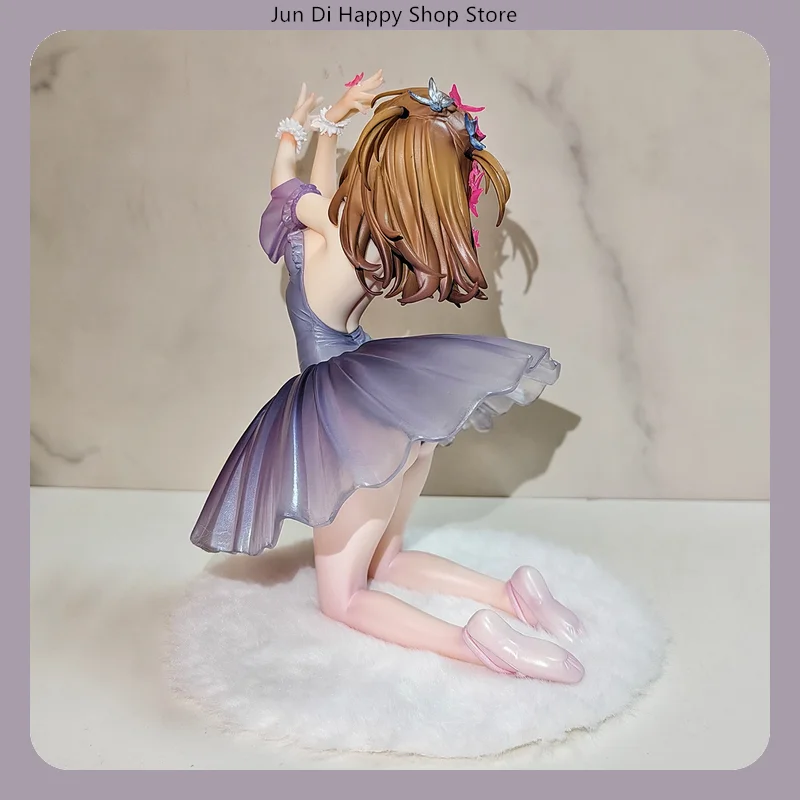 ฟิกเกอร์อนิเมะสาวน้อยเป็ดน้อยขี้เหร่ สีเทา ขนาด 18 ซม. ของสะสม ตกแต่งโต๊ะทำงาน ของเล่น ของขวัญสำหรับแฟนๆ