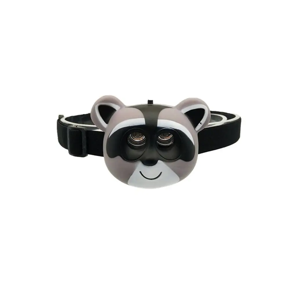 

Portable Cartoon Animal Headlamp Toy Brightest Lightweight Kids Headlight Elastic Cute Headband Light Girls