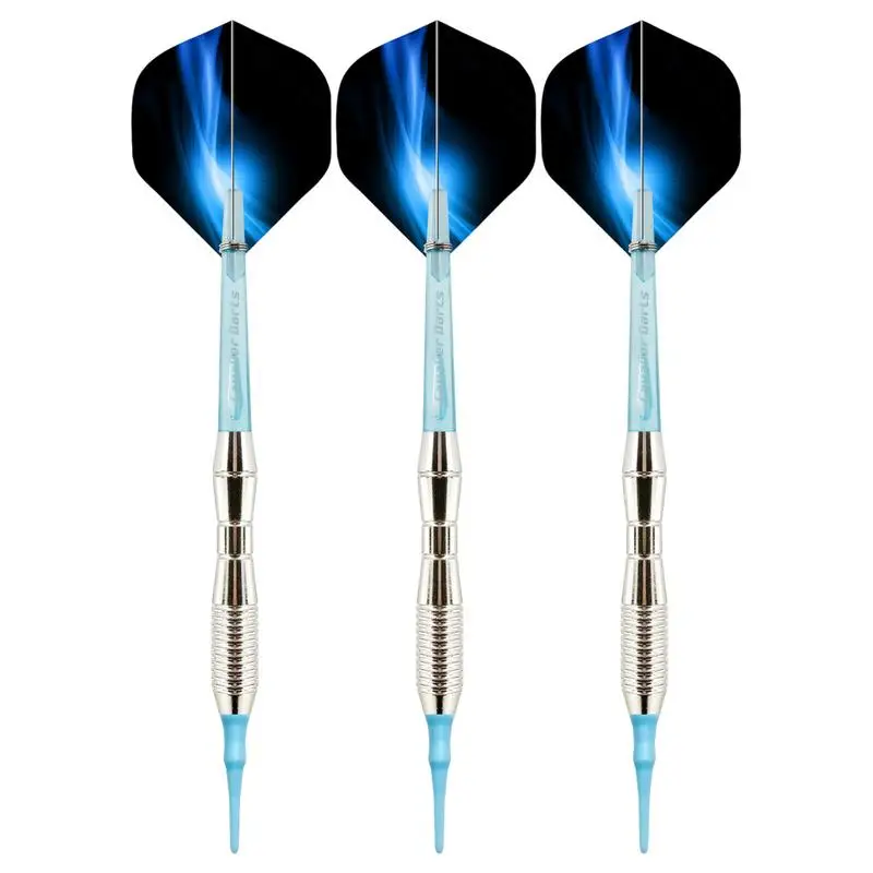 Soft Tip Darts Set 3PCS Gradient Color Professional Safe Darts Colorful Darts Flights Professional Safe Dart Soft Tip Darts Game