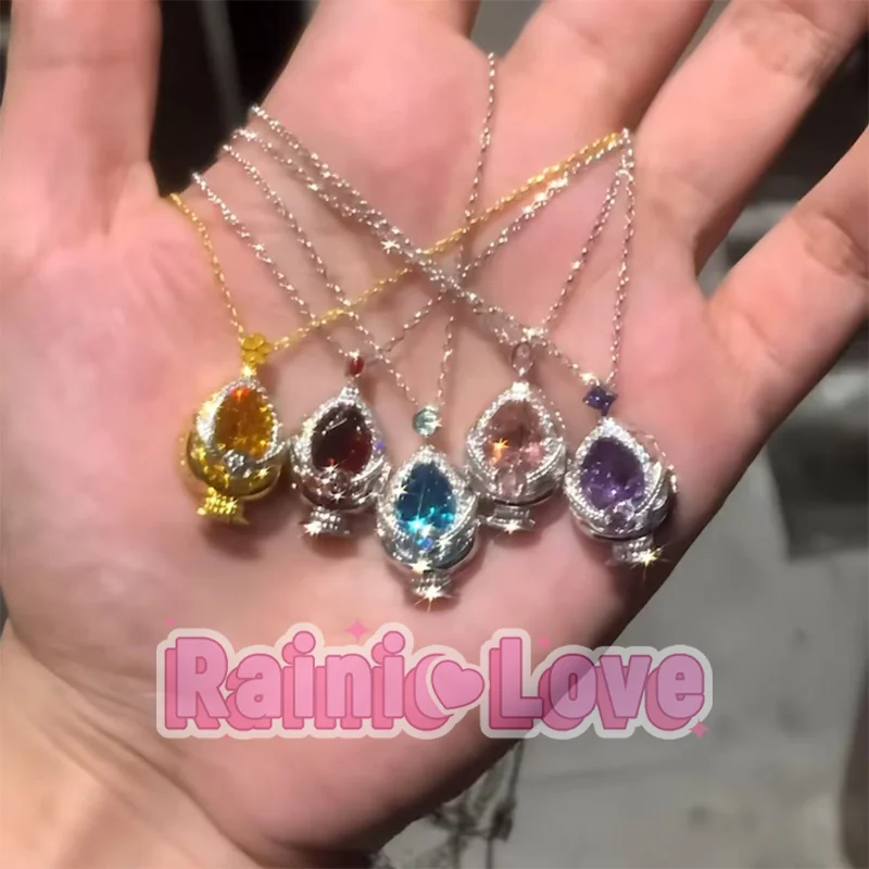 Anime Madoka Kaname Cosplay Prop Magical Girl Soul Gem Necklace Grief Seed Kaname Madoka Cosplay Prop For Hallowmas Party Adult