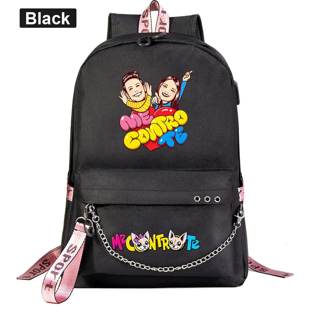 

Hot Me Contro Te Backpack For Teenager Kids Student Travel Bags Backpack Women Men USB Charging Chain Bundle Bookbags Mochila