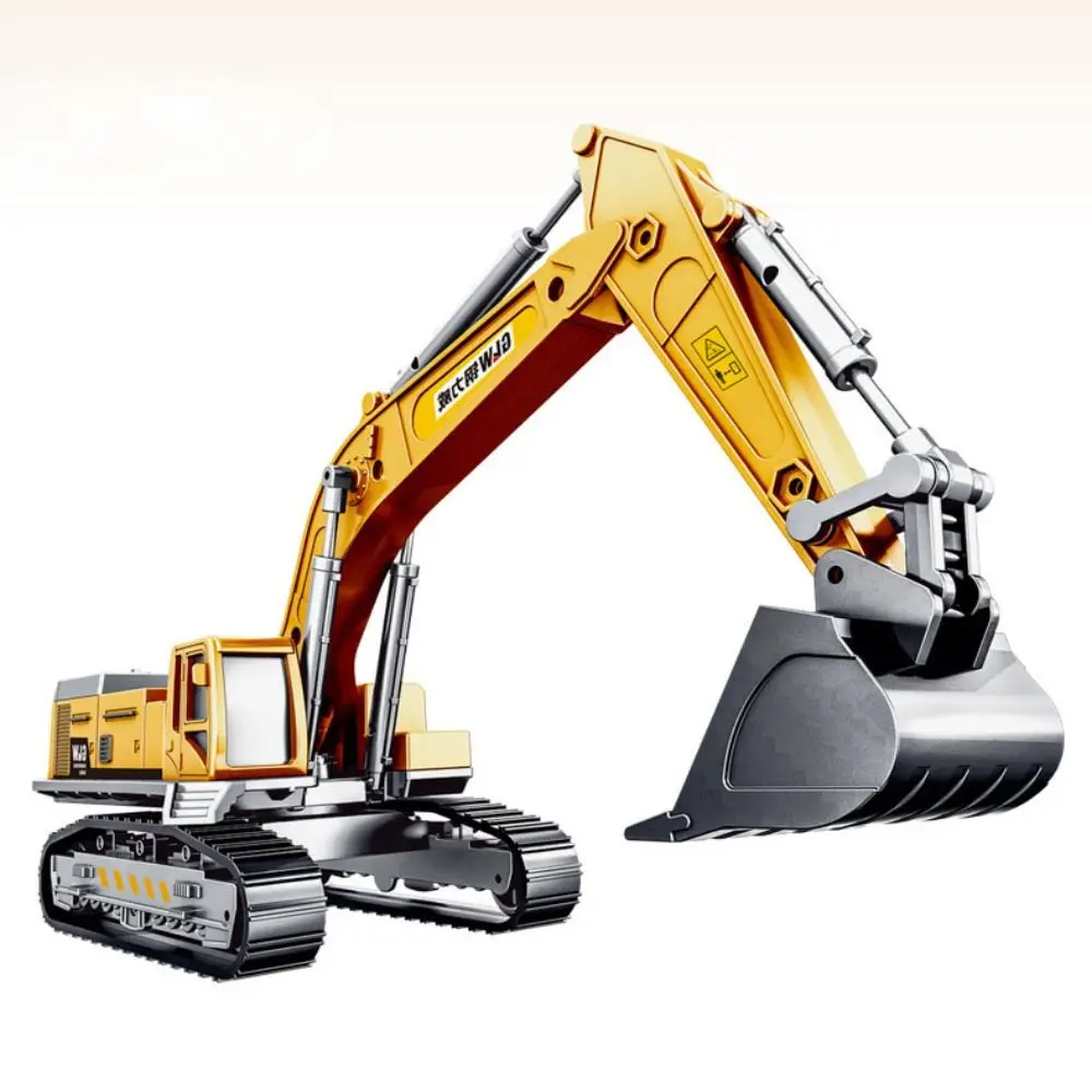 

New Multi-functional Alloy Engineering Car Set Plastic 10 Styles Excavator Mixer Forklift Large Lifting Car Boys Birthday Gifts