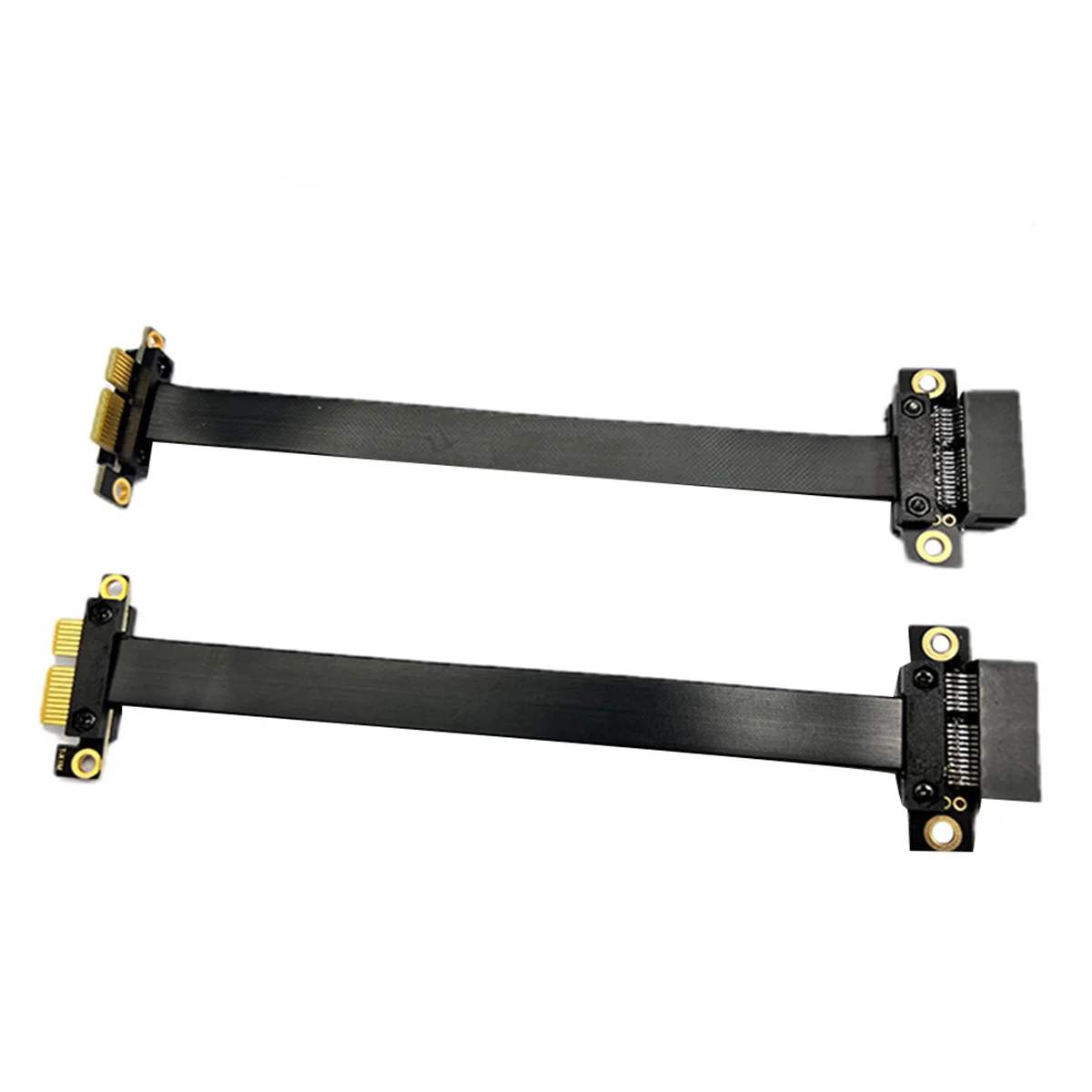 PCI-E 3.0 1X kartu grafis kecepatan penuh, kabel ekstensi mendukung NIC Sound Card multifungsi, kartu USB nyaman, 180 °