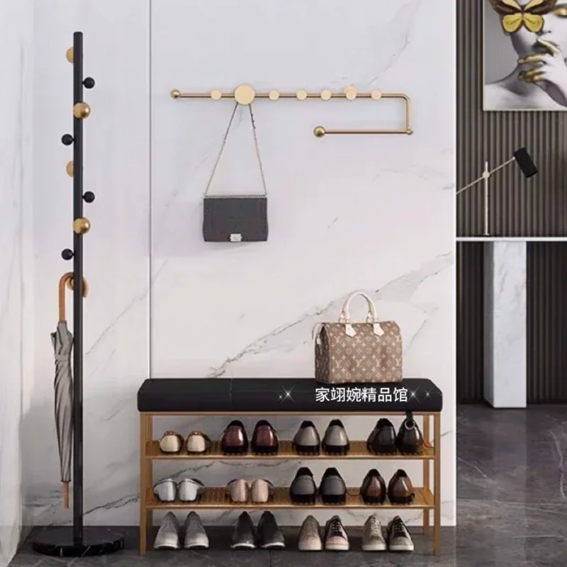 Nordic Luxury Clothes and Hat Rack Bedroom Wall-mounted Decorative Coat Stand Bathroom Towel Hooks