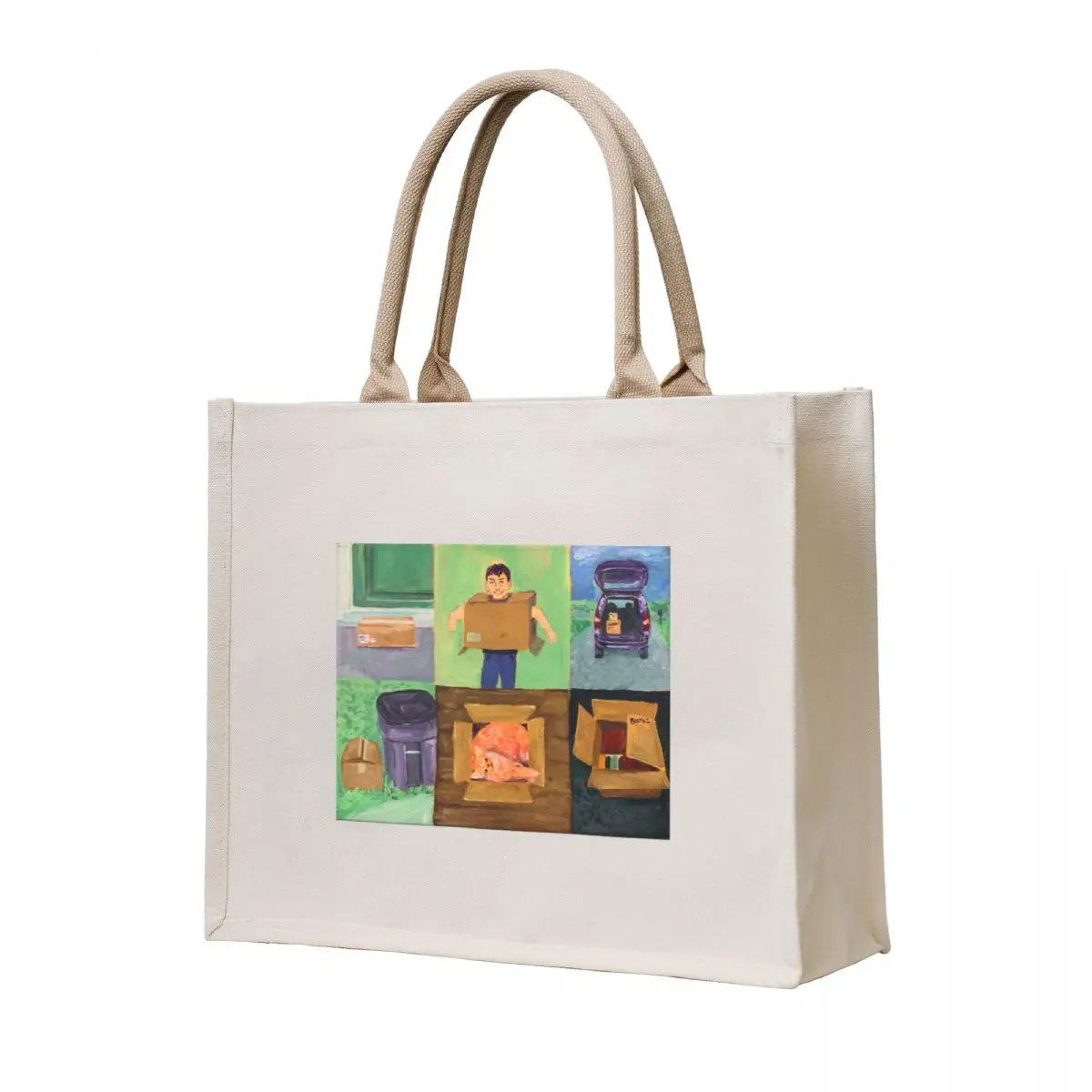 

Life of a Box Tote Bag Eco bag reusable grocery bags Lady bag