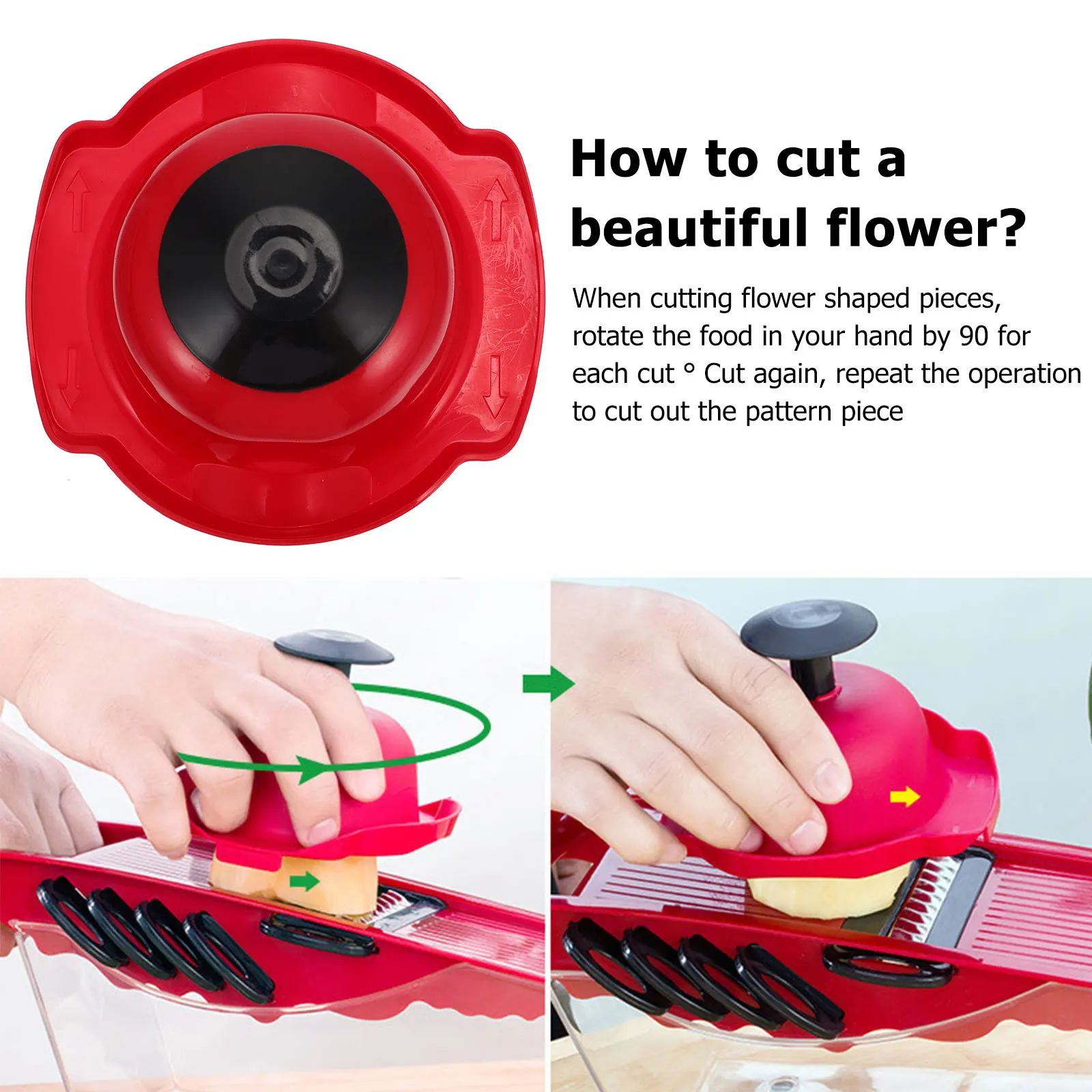 

1pc Food Slicer Safety Holder Premium Finger Guard For Vegetable Fruit Cheese Meat Multi-Functional Hand Protector