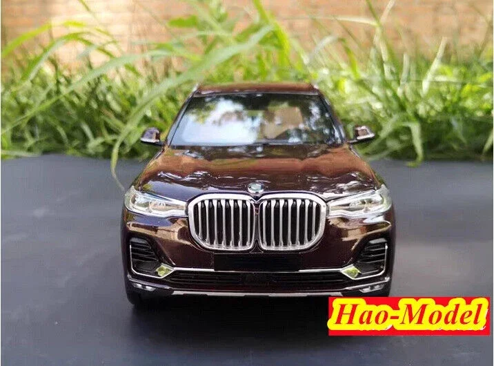 kyosho 1/18 For BMW X7 G07 2019 Alloy Metal Model Car Diecast Ornaments Toys Boys Birthday Gifts Hobby Display Collection Brown