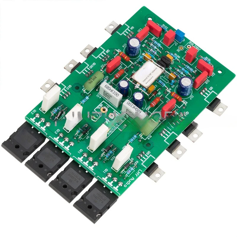 

2 pairs of parallel output versions of Swiss 108 post-amplifier replica without negative feedback amplification circuit DIY kit