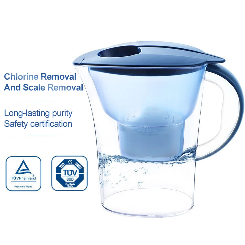 Water Filter Drinking Water 2.5L Household Net Kettle Water Filter Purifier Water Pitcher for Softening Water Improving Taste