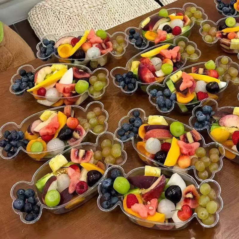 

10pcs Transparent Candy Box Cake Packaging Box Dessert Mousse Ice Cream Gift for Christmas Birthday Party Decor Baby Shower