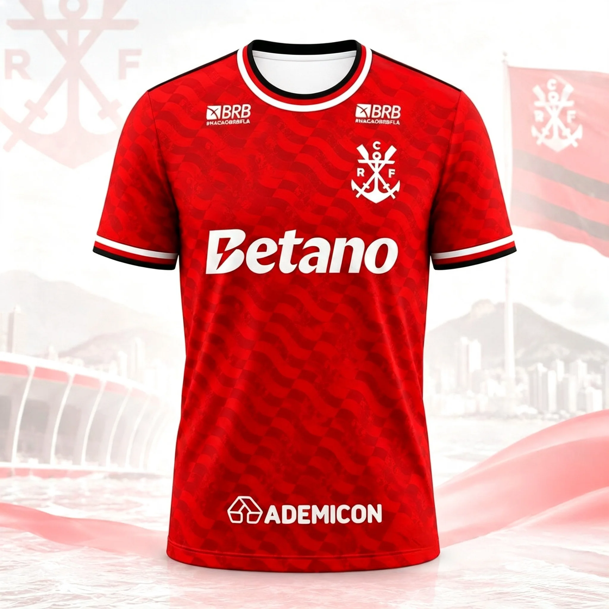 2026_27 Saison Flamengo Vintage Unisex Fußballtrikot, Herren Damen 3D-Druck Sommer Sport Atmungsaktives Mesh Schnelltrocknendes Trikot – Detail 5