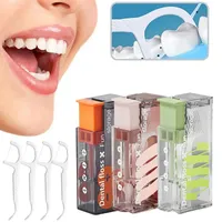 Automatic Dental Floss Storage Box Portable Pop-Up Dental Floss Dispenser Refillable Floss Container Dental Oral Hygiene Care