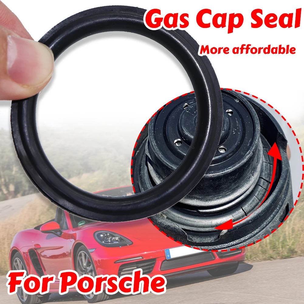 

Gas Cap Replacement Seal Fuel Tank Filler Neck Repair V Shape O-ring Rubber Gasket Washer 55x5mm For Porsche 718 Boxster Cayman