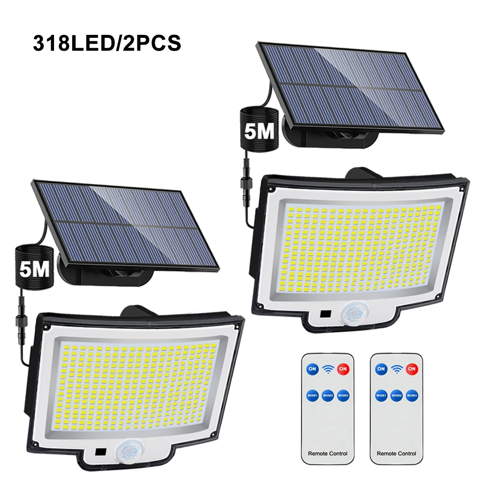 Newstyle 348LED Solar Security Light Black 8