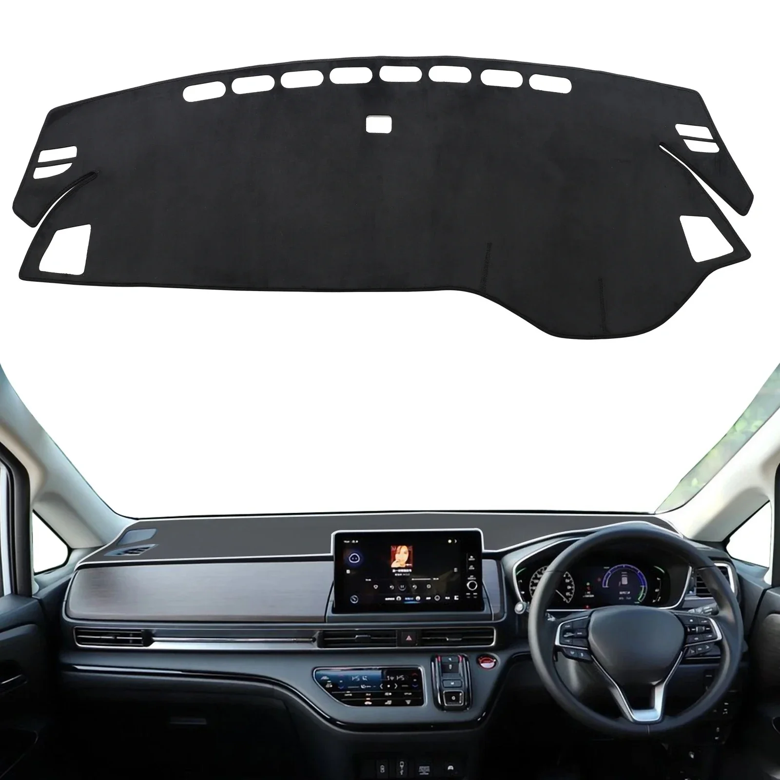 

Для HONDA ODYSSEY 2022 2021 2023 2024: Накладка на приборную панель, противоскользящий коврик-накидка, защитный коврик от солнца