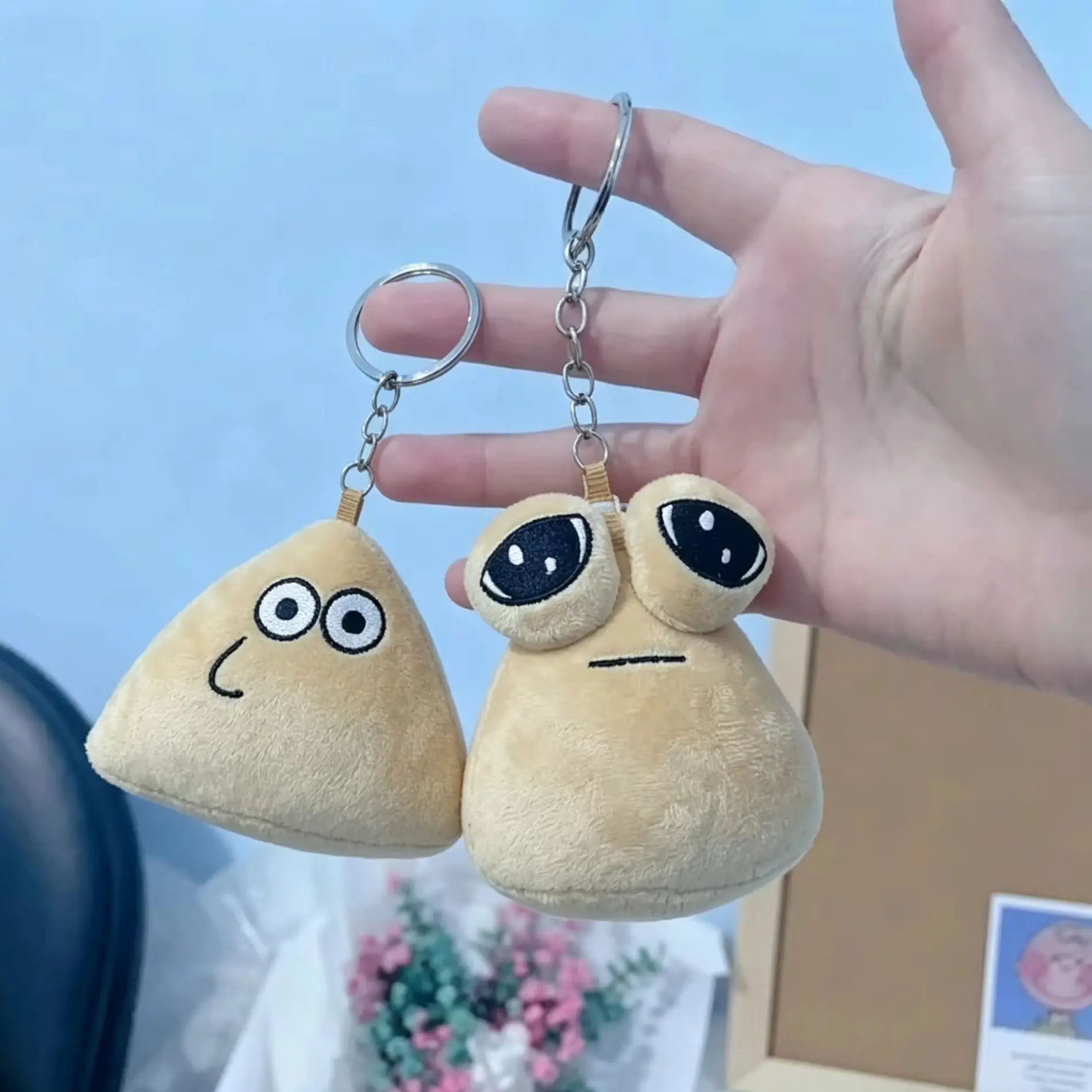 4 estilos de Brinquedo de Pelúcia My Pet Alien Pou, Chaveiro Furdiburb, Boneco de Pelúcia Alienígena Emocional, Boneco de Pelúcia Pou