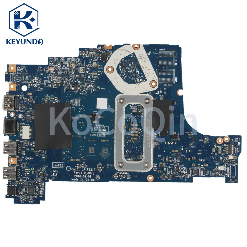 LA-F121P For DELL Inspiron 5575 5775 Notebook Mainboard CAL51 01N0P9 0PV8CV 0GMXP8 09XH0N 0R9NMC R3 R5 R7 Laptop Motherboard