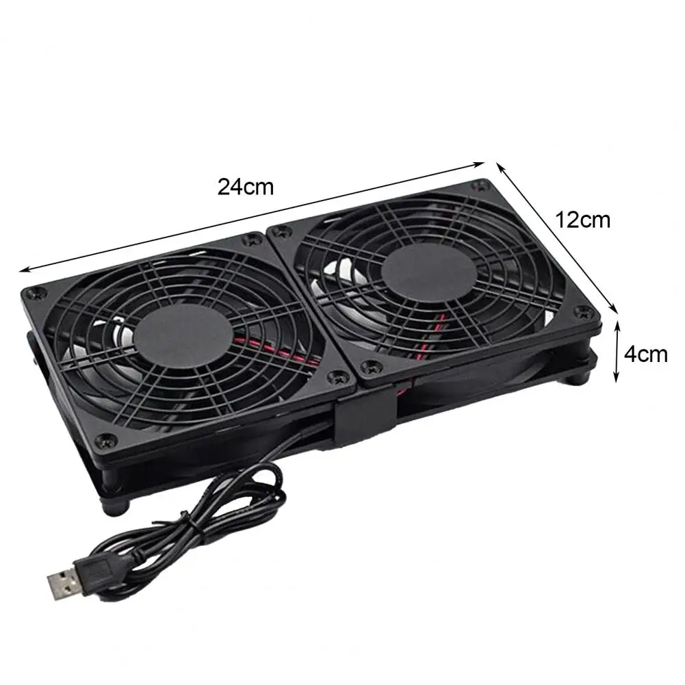 1800 دورة في الدقيقة سرعة الكمبيوتر المضيف وحدة المعالجة المركزية مروحة التبريد USB الطاقة مروحة التبريد 12 سنتيمتر الهيكل توجيه فك التشفير مروحة