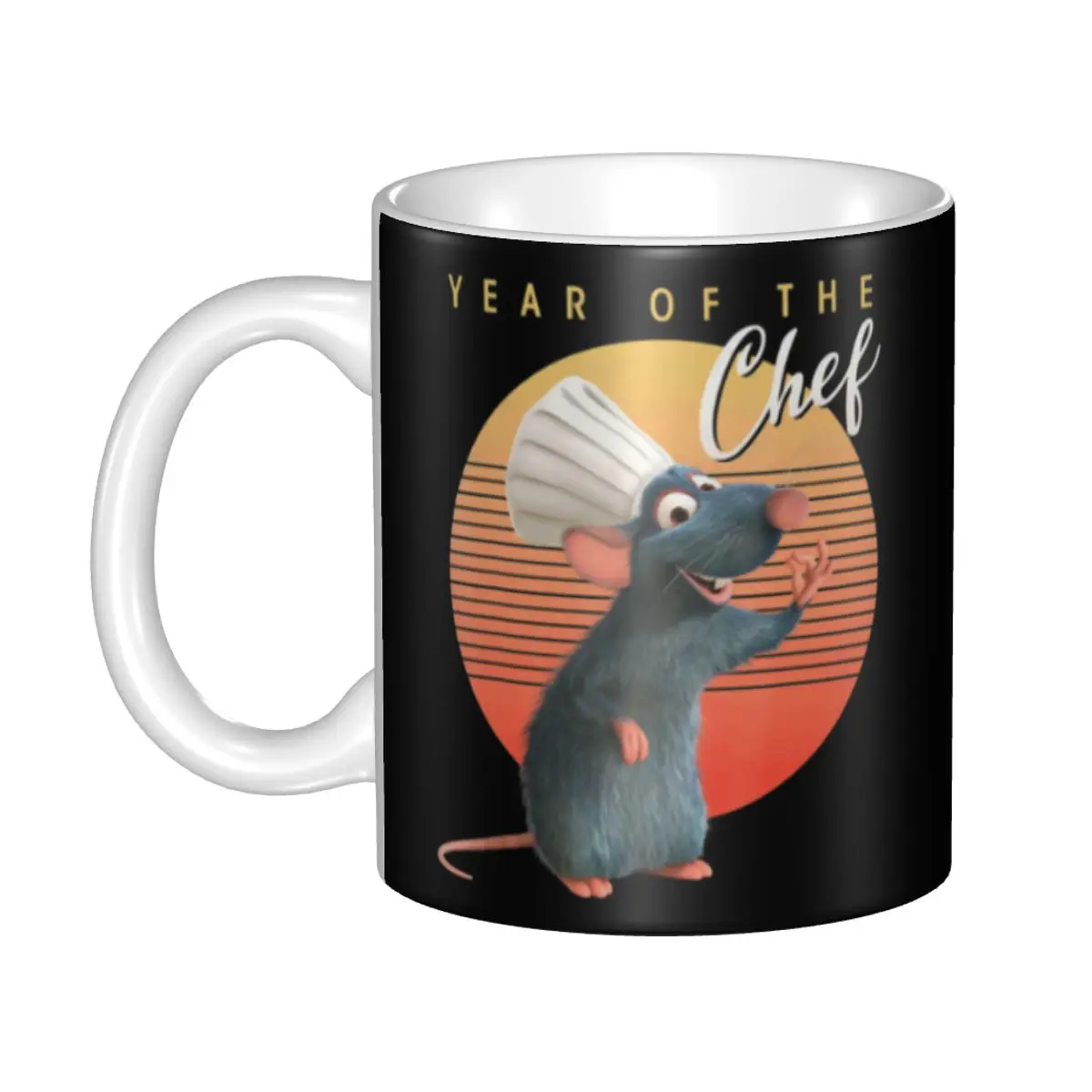 

Кофейная кружка Ratattouille Remi Year Of The Chef, сделай сам, персонализированная керамическая кружка, креативный подарок