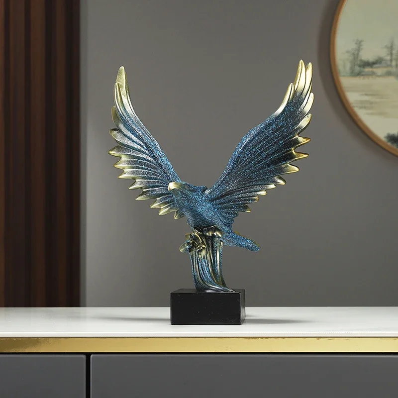 New Chinese Style Roc Spreading Its Wings Ornament High End Atmospheric Handicraft Office Bookshelf Decoration