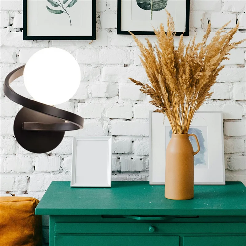 a67p-ブラック銅屋内寝室-led-ウォールライト電球付きベッドサイド寝室北欧-led-ウォールランプ壁取り付け用燭台-decro