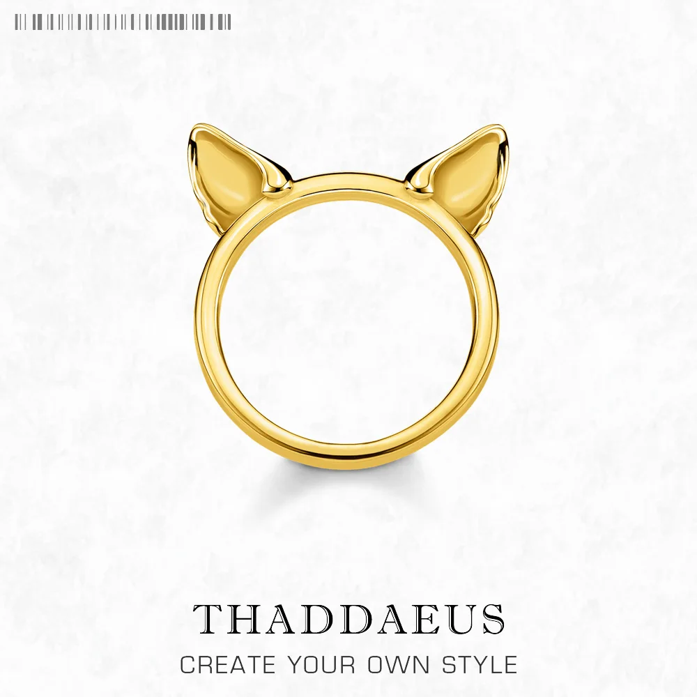 

Ring Cat Romance Europe Style Fine Jewelry For Women Summer Brand New Pure 925 Sterling Silver Romantic Gift