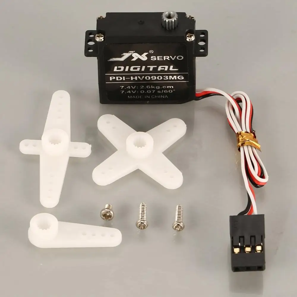 JX PDI-HV0903MG 1/2/4PCS 2.6kg RC Servo Digital Metal Gear Core Plastic Case Mini Servo for RC Drones Fixed Wing Plane