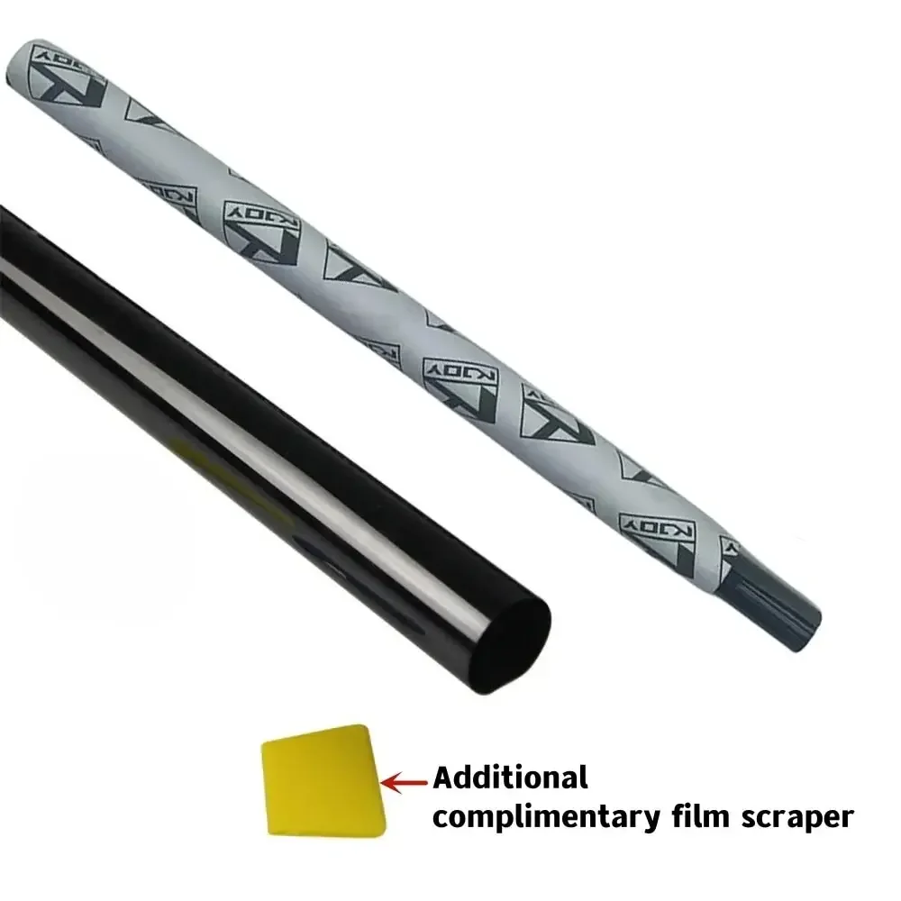 3M x 50CM VLT Schwarz Auto Fenster Folien Tönung Film Hause Fenster Glas Solar UV Schutz Aufkleber Filme perle Baumwolle Stick Box PAC