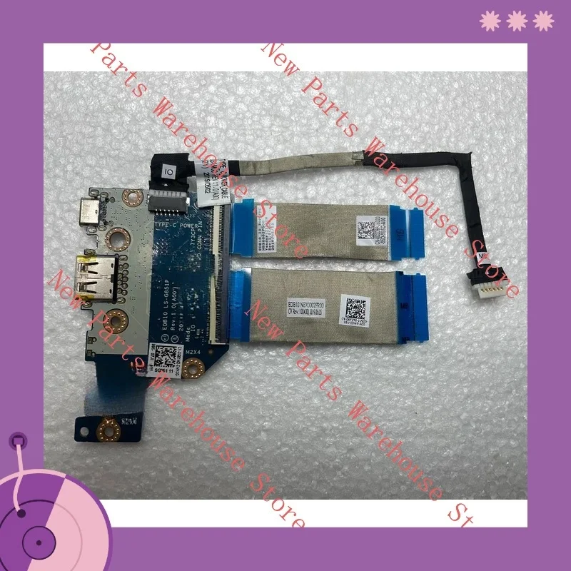 L FOR Chromebook 3100 USB CHARGING BOARD W CABLE  0RJ2NM LS-G851P
