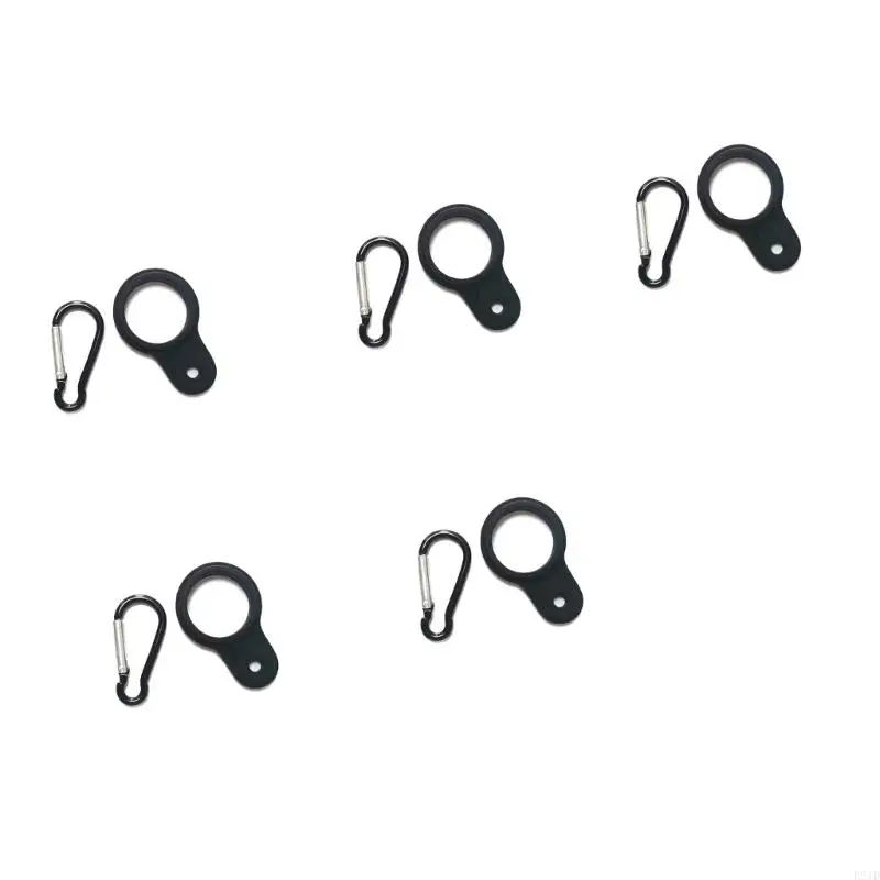   5lots Outdoor Water Container Clip Compacts Antislip Hiking Climbing Equipment