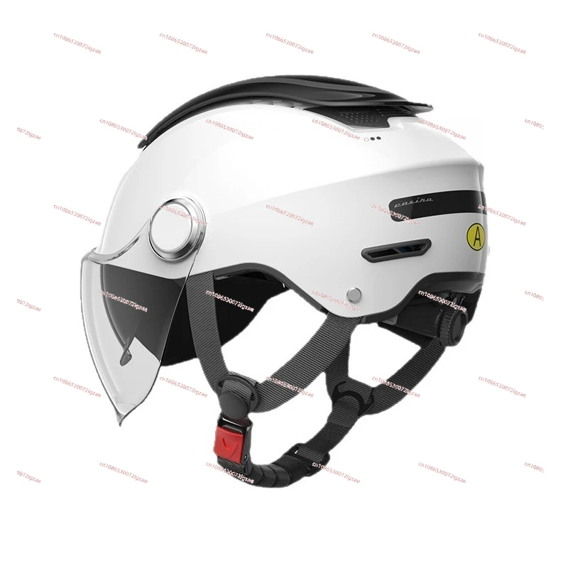 

New Electric Bike Half Helmet Four Seasons Summer Helmet Sun Protection Anti-Collision Comfortable Safety Hat
