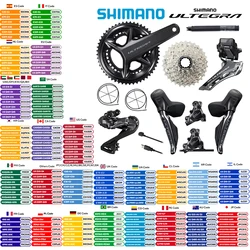 Shimano Ultegra Di2 R8170 Groupset 2x12s With R8100 Crankset 170MM 50-34T Cassette R8150 FD RD For Road Bike Original Shimano
