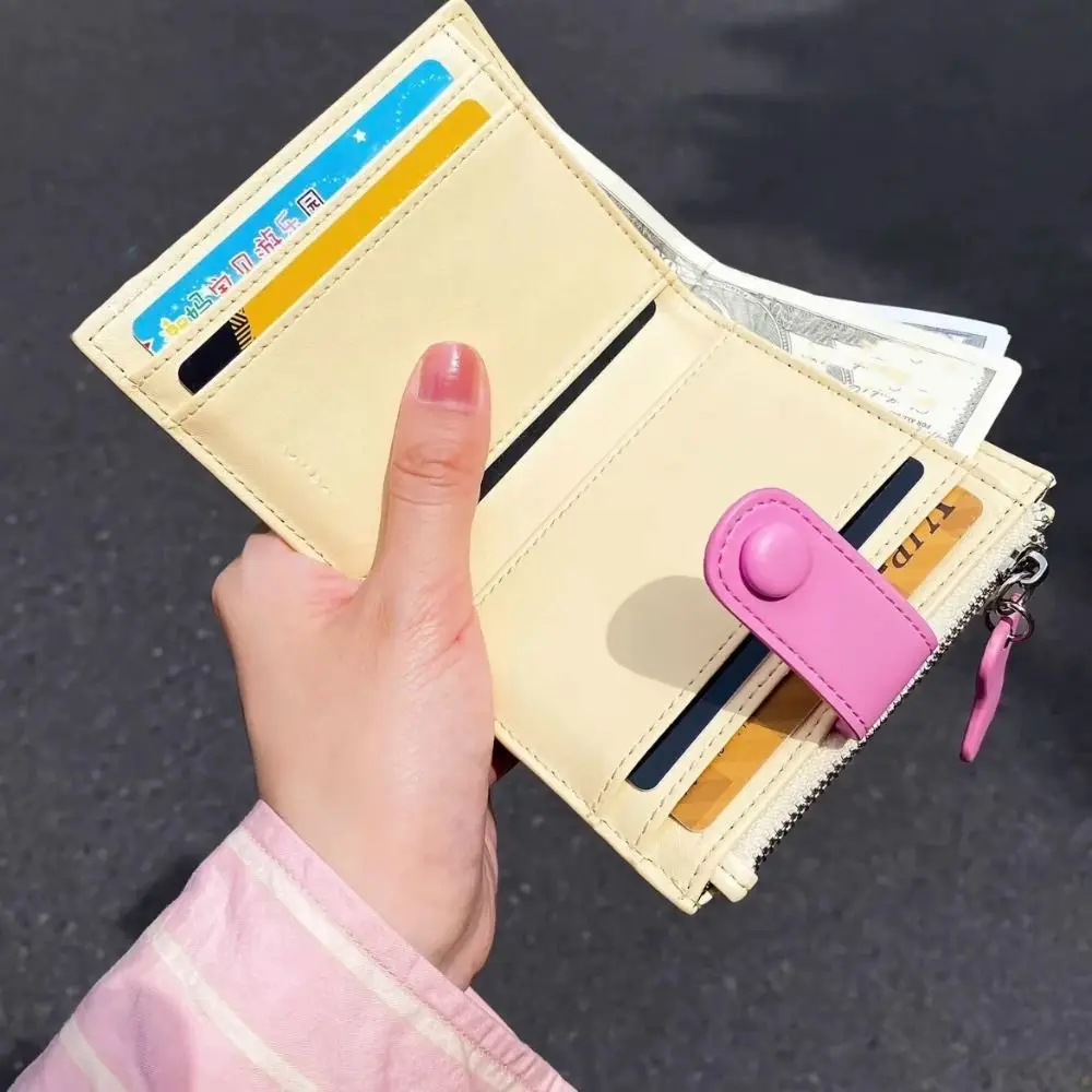 

Portable Korean Style Embroidery Sausage Dog Wallet Ultra Thin Cartoon Coin Pouch Purse Multi Slot Card Bag Travel