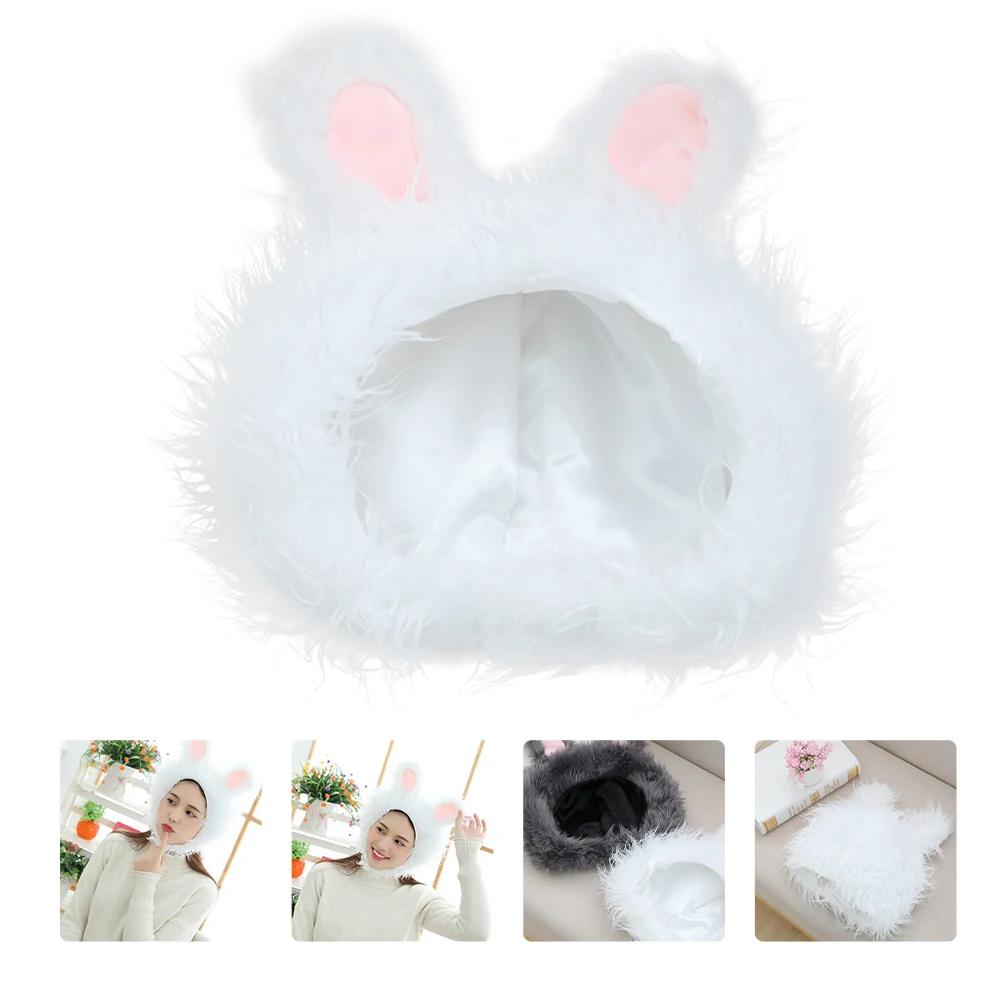 

Party Hats for Rabbit Ear Headgear Headdress Bunny Stylish Clothing up Supply Performance White Child