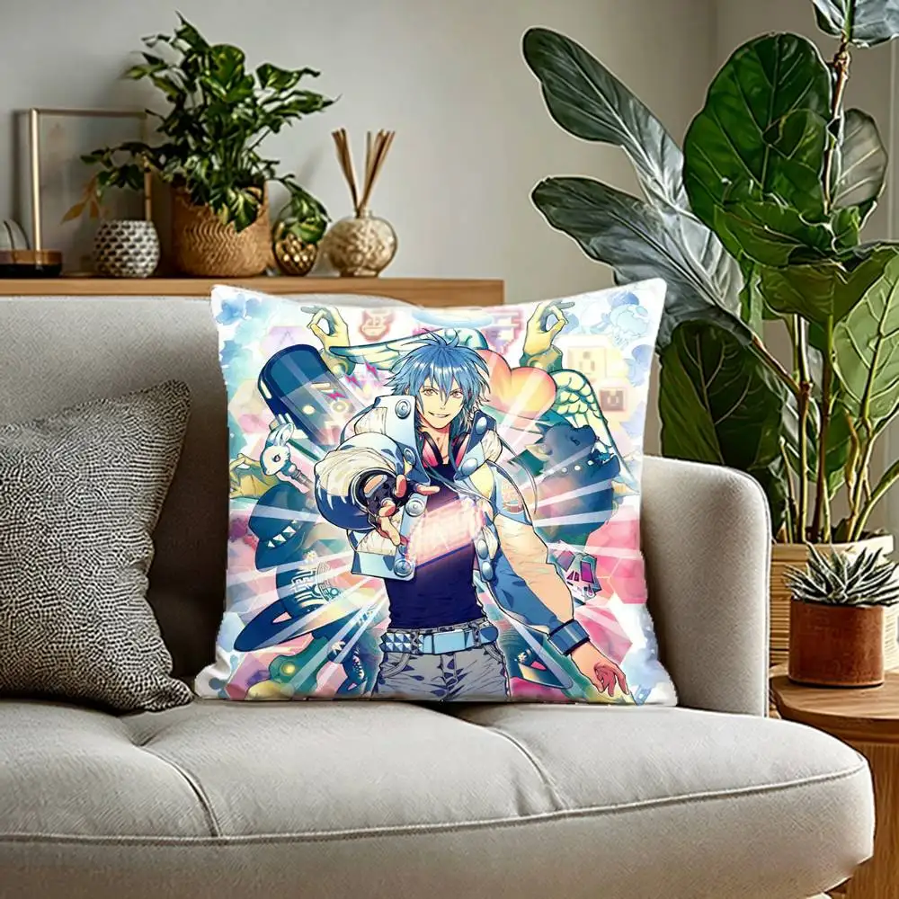 D-DRAMAtical Murder Clear Aoba  Pillow Case Sofa Living Room for Bedroom car Headboard Backrest Cushion Square Cushion Nap Time
