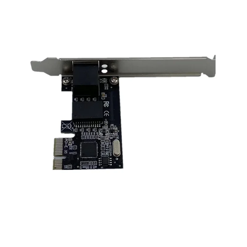 Carte réseau PCIE Ethernet, chipset noir, compatibilité large, prise en charge de la gestion de l'alimentation ACPI, AC WK, Realtek RTL E, nom de pièce