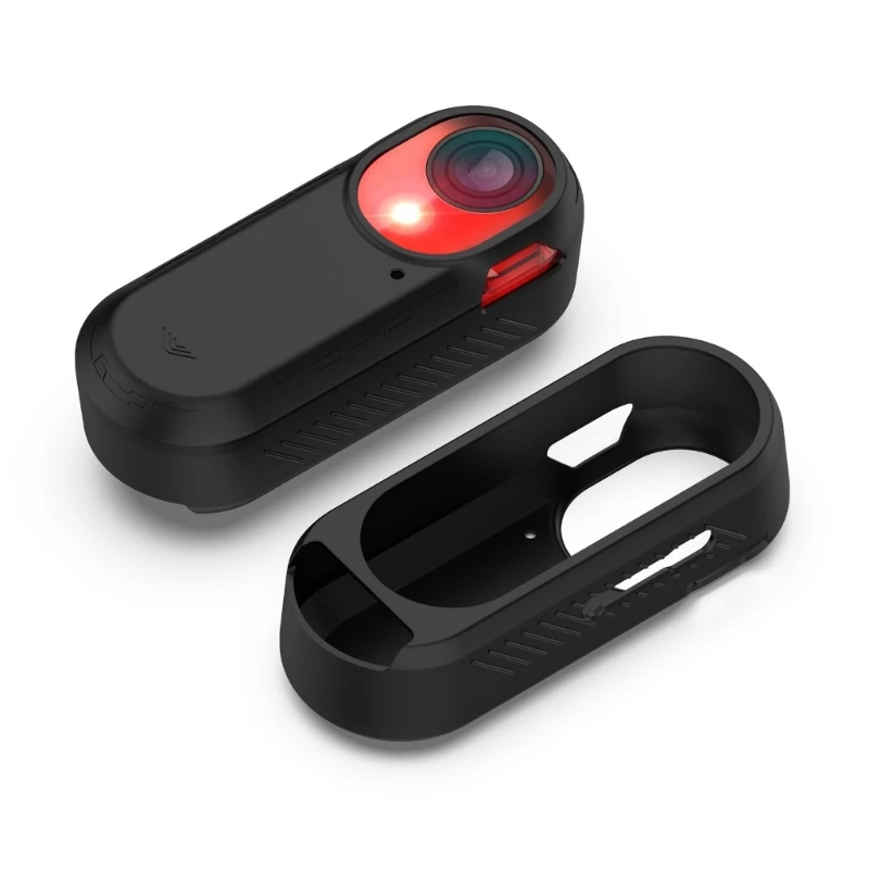 ل Garmin Varia RCT715 كاميرا الذيل ضوء حماية حالة كم تأثير مقاومة الإسكان مكافحة الغبار قابل للغسل غطاء سيليكون