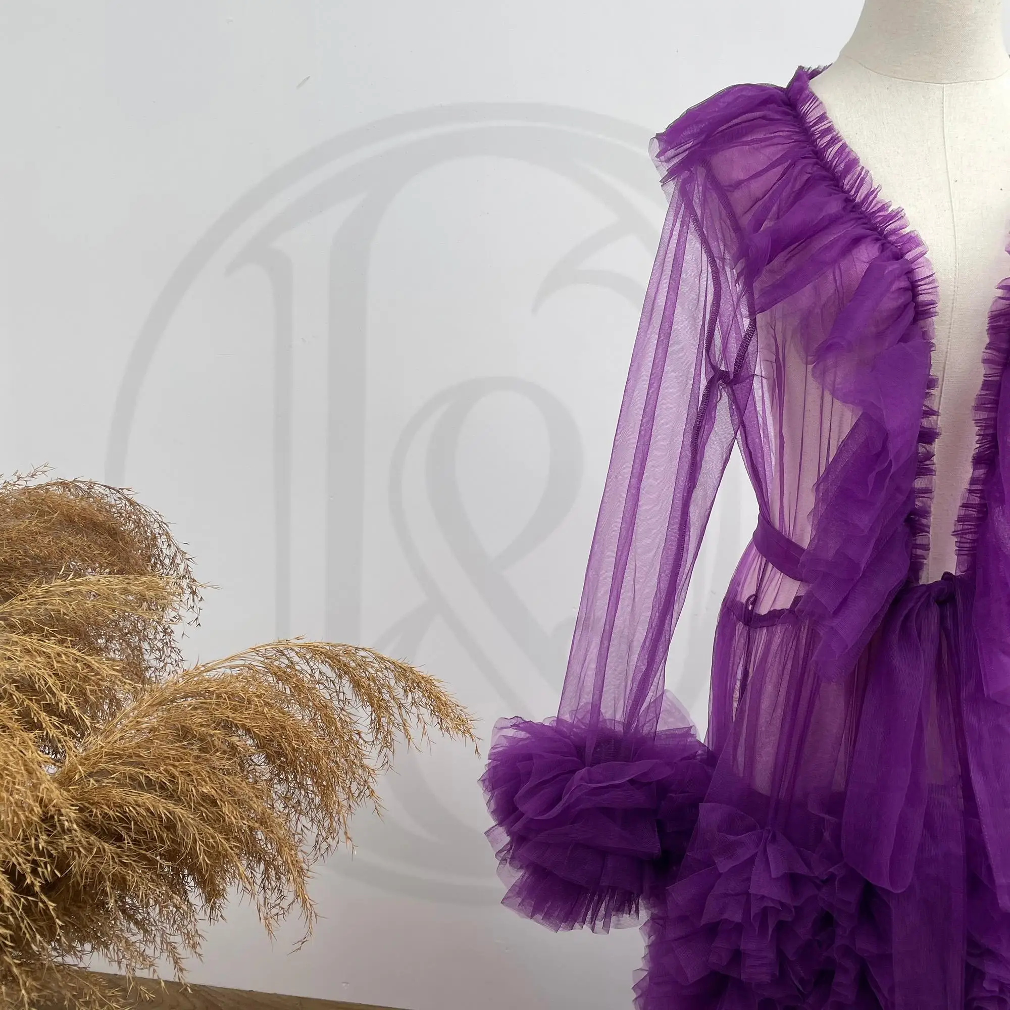 Don&Judy Bohemian Photoshoot Pregnancy Dress Chiffon Elegant Dress Set Maternity Dresses for Baby Showers